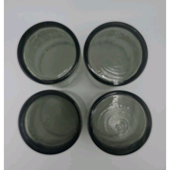 McDonald's Hawaii High Ball Glasses Smokey Frosted Vintage Libbey Set Of 4 - Picture 9 of 9